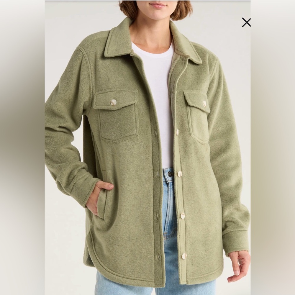 Thread & Supply Fleece Shacket